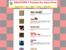 Tablet Screenshot of games.educators.com